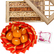 Laddu n Nuts - Kanpuri Laddu 250 gms, Assorted Dryfruits 400 gms