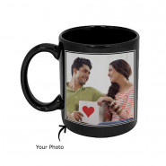 Personalized Black Photo Mug & Card