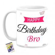 Happy Birthday Bro Personalized Mug & Card