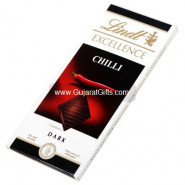 Lindt Excellence Chilli Dark Chocolate and Card