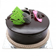 Chocolate Truffle Cake 1 Kg and Card
