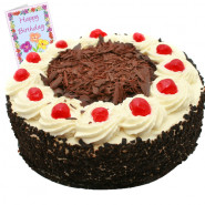 Black Forest Cake 2 Kg + Card