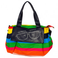 Multicolor College Bag (12 inch by 14 inch)