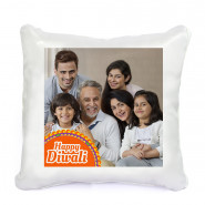 Happy Diwali Personalised Photo Cushion & Card