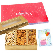 Special Choco Nutty - Celebrations 121 gms, Assorted Dryfruits 400 gms and Card