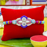 Charming Pearls & Beads Fancy Rakhi