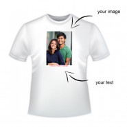 Personalized Round Neck T-Shirt & Card
