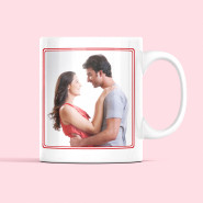 Hug Day Personalized Mug & Valentine Greeting Card