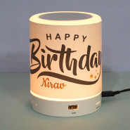 Personalized Birthday Bluetooth LED Speaker and Card