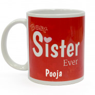 Best Sister Ever Personalized Photo Mug & Card