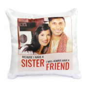 I Will Always Have a Friend Personalized Photo Cushion & Card