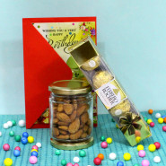 Joy of Enchanting - Almond in Jar, Ferrero Rocher 4 Pcs and Card