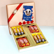 Joyful Celebration - 6 Kit Kat, 6 Five Star, Personalized Card and Fancy Box