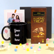 Temptation Box - Cadbury Temptations, Personalized Black Mug, Personalized Card and Premium Box (B)