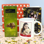 Temptation Love - Cadbury Temptations, Personalized White Mug, Personalized Card and Premium Box (P)