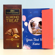 Temptation N Card - Cadbury Temptations and Personalized Card