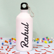 Personalized Sipper Bottle with Name and Card