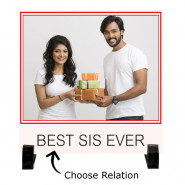Best (Choose Relation) Ever Personalized Photo Tile & Card