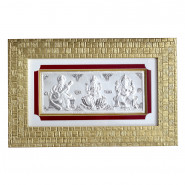 Silver Trimurti Decorative Frame