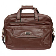 Brown Leather Laptop Bag (17 inch by 14 inch)