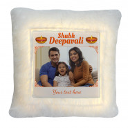 Shuba Depavali Personalised LED Photo Cushion & Card