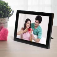 Personalized Black Photo Frame (S) & Card