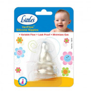 Little's Variflow Silicone Nipple Blister Pack of 2