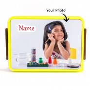 Personalized Lunch Box with Photo and Name & Card