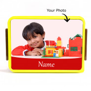 Personalized Photo Lunch Box with Name & Card