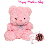 Pink Soft Teddy - Pink Soft Teddy 12" and Card