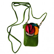 Green Mobile Pouch (5 inch by 3 inch)