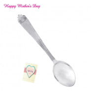 Silver Spoon (10 grams) and Card