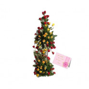 Special 60 - 60 Mix Roses in Life Size Arrangement 2 ft and Card