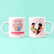 I Want to Grow Old with You Personalized Mug & Valentine Greeting Card