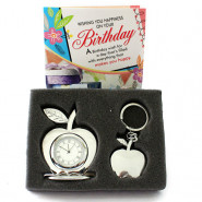 Awesome Gift Set - Clock & Keychain Gift Set and Card