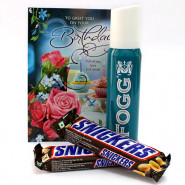 Fogg N Snicker - Fogg Deo, 2 Snickers and Card