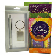 Gifts N Celebration - Pen & Keychin Gift Set, Mini Celebrations and Card