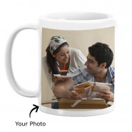 Mug For Hubby - Happy Birthday Personalized Photo Mug and Card