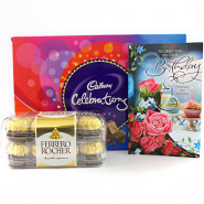 Rocher Celebration - Cadbury Celebration, Ferrero Rocher 16 Pcs and Card