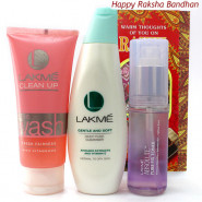 Clean Glow - Lakme Clean Up Fresh Fairness Face Wash, Lakme Gentle And Soft Deep Pore Cleansing Milk, Lakme Absolute Pore Fix Toner