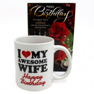 Mug For Life - Happy Birthday Personalized Photo Mug and Card