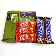Tempting Nutty - Temptations, 2 Snickers, 3 Kitkat  and Card