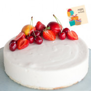 2 Kg White Forest Cake & Card