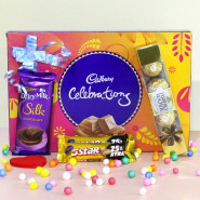 Celebrations N More - Cadbury Celebrations, Ferrero Rocher 4 Pcs, Dairy Milk Silk, 2 Five Star and Card
