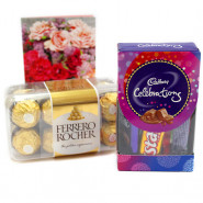 Mini Ferrero - Mini Celebrations, Ferrero Rocher 16 Pcs and Card