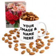 Well Suited - Almonds, Personalised Mug and Card