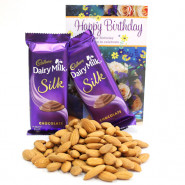 Sweet One - Almond, 2 Dairy Milk Silk and Card