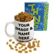 Raisin Mug - Raisins, Personalised Mug and Card