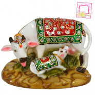 Decorative Cow & Calf Figurine
