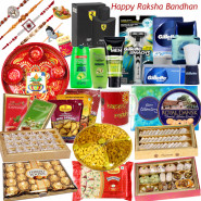 Overwhelming Love - 34 Items (Sweets, Chocolate, DryFruits, Grooming Products & More - see product page for details)